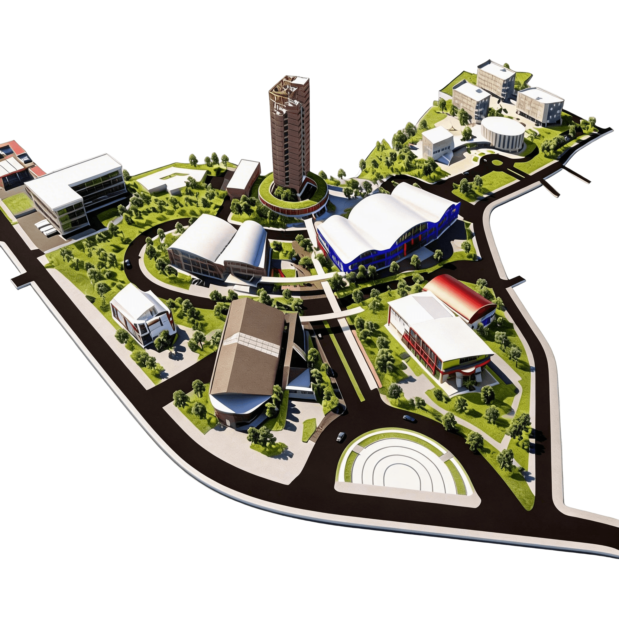Kawasan Solo Technopark 3D